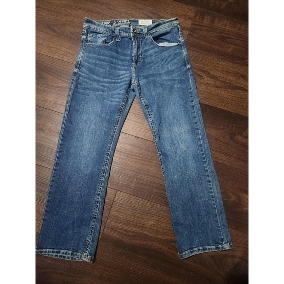 Axel Other - Axel Slim Boot Jeans Mens 34x30 Blue Medium Wash Slim Fit Bootcut Denim Pants